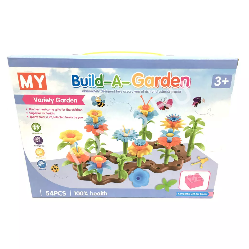 Конструктор для малышей цветочки 54 дет. 7054-MY-7054