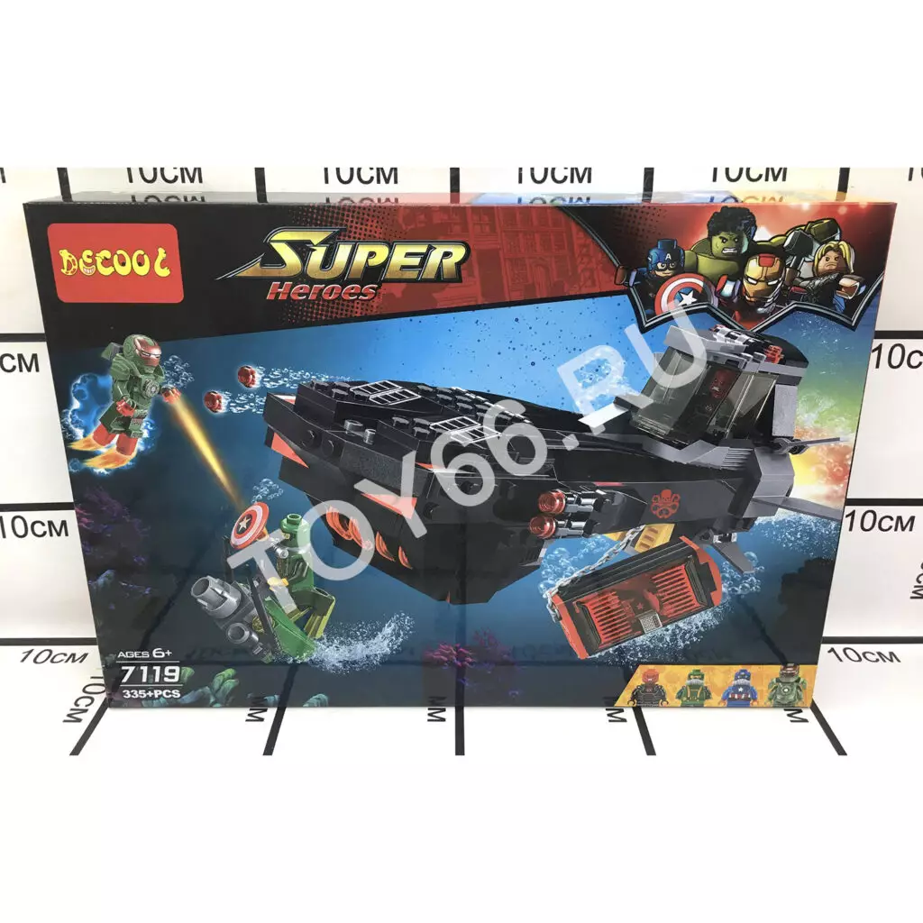 Конструктор Супергерои 335 дет. 7119