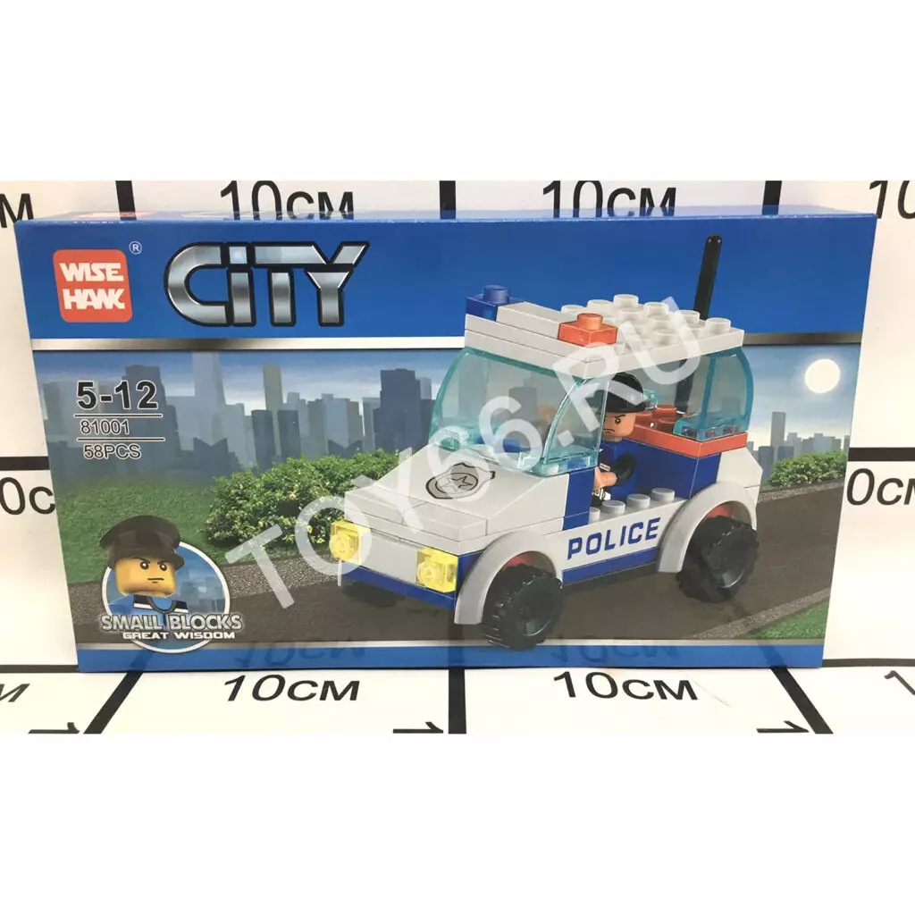 Конструктор Сити 58 дет. 81001 Конструктор Сити 58 дет. 81001