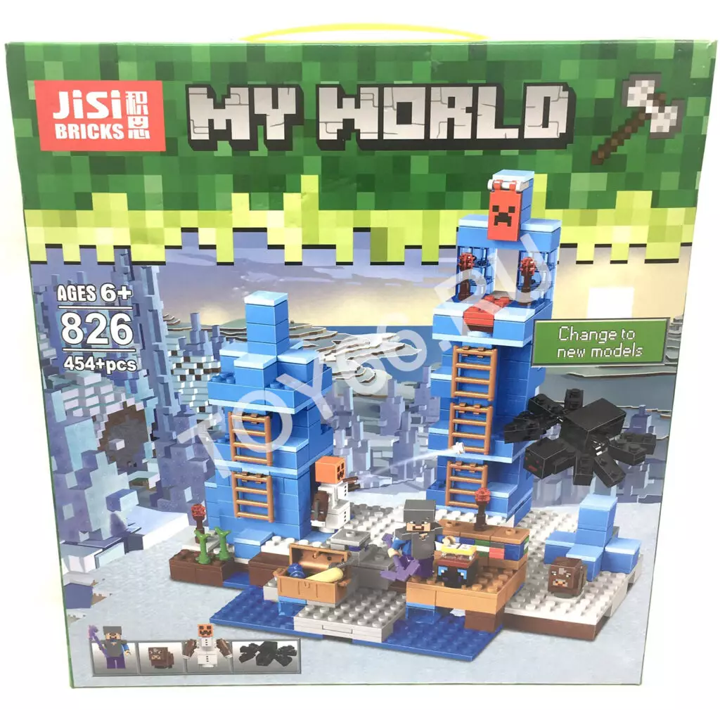 Конструктор герои из кубиков 454 дет. 826