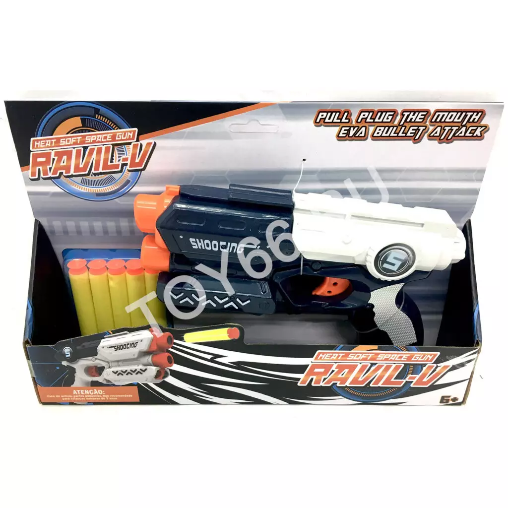 Бластер с мягкими пульками 826-38