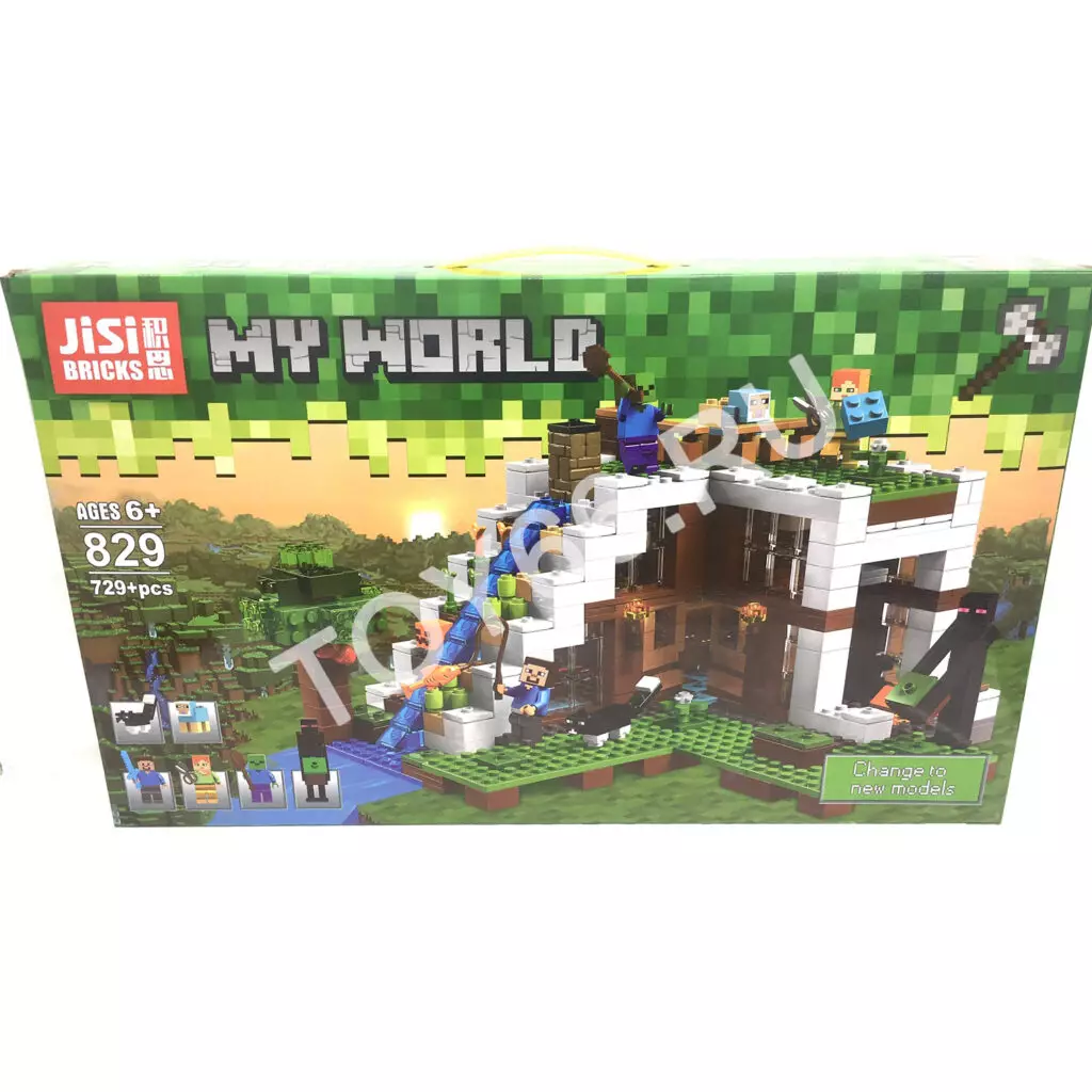 Конструктор герои из кубиков 729 дет. 829