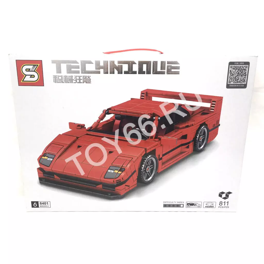 Конструктор Машина 811 дет. 8401