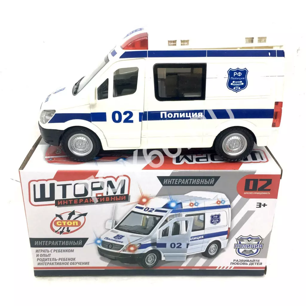 Машинка Полиция Свет звук 89-113