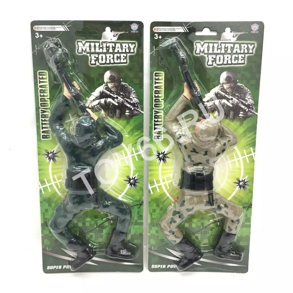 Военный солдат на блистере 9019