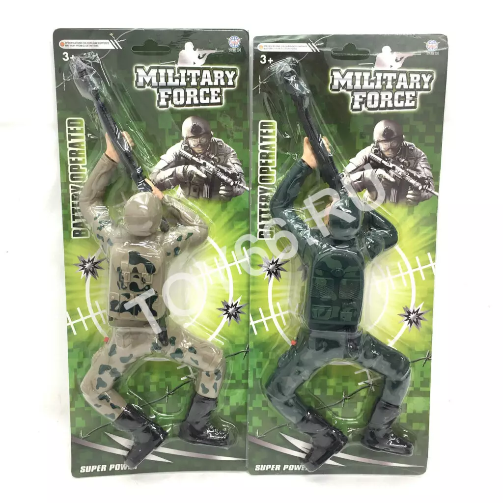 Военный солдат на блистере 9023