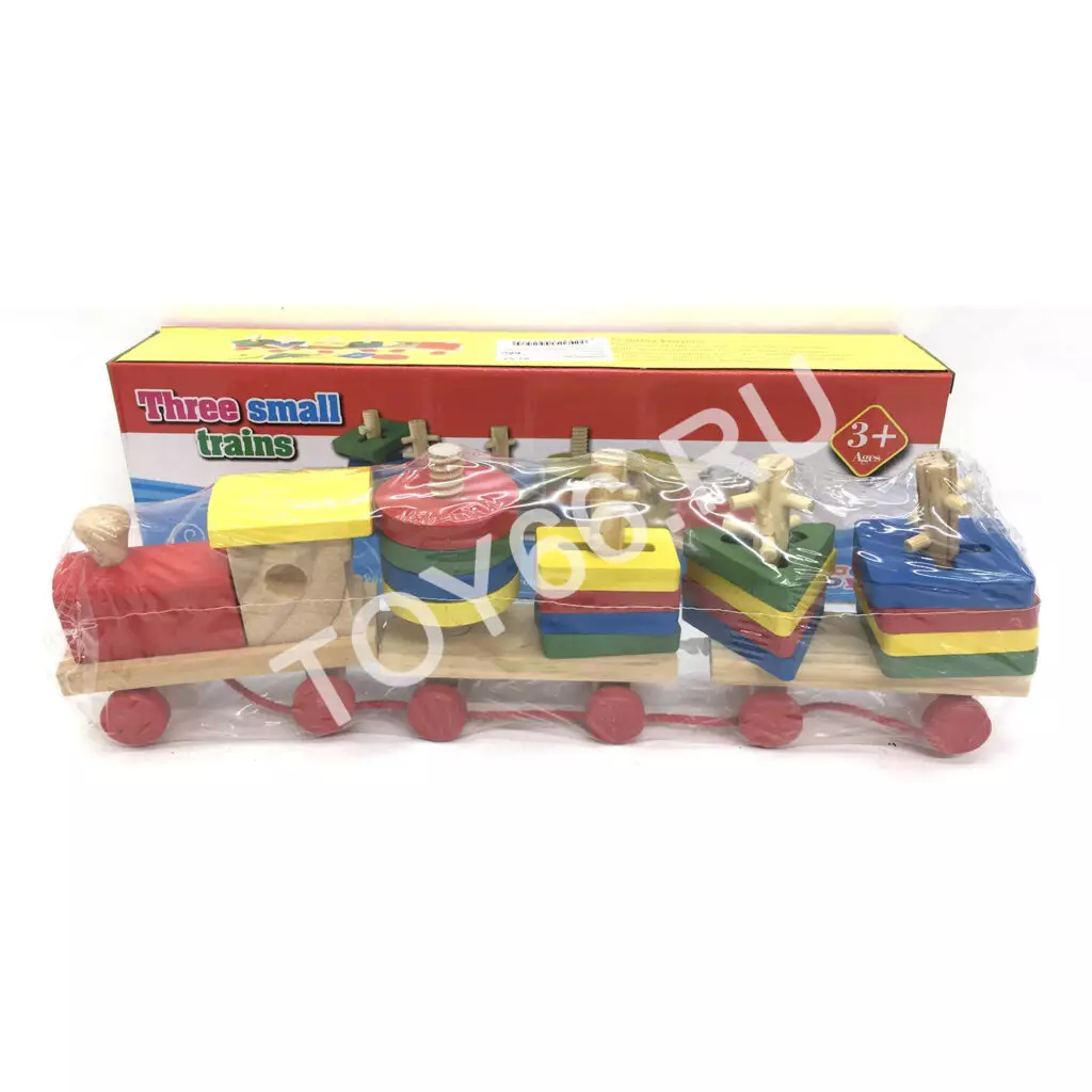 Деревянная игрушка Паровозик сортер 92-57