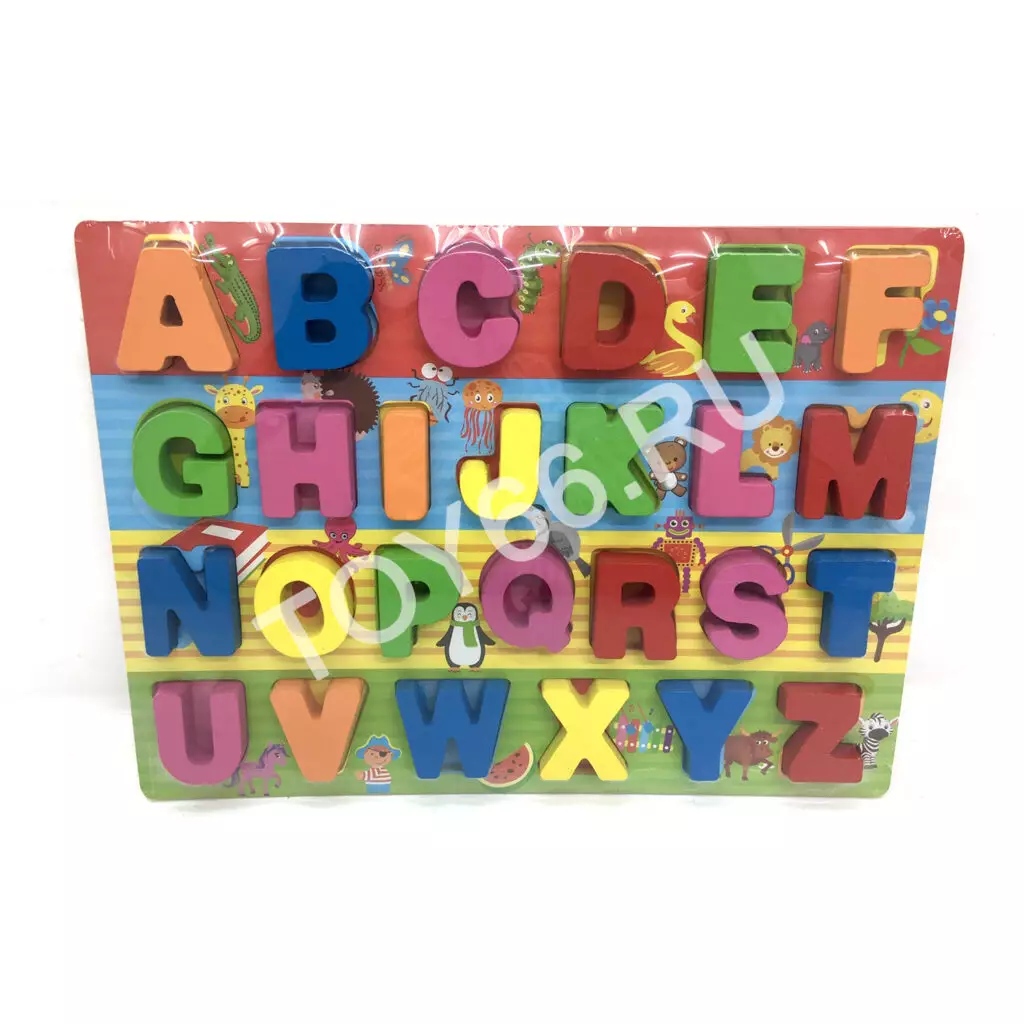 Деревянная игрушка Азбука Сортер 92-58