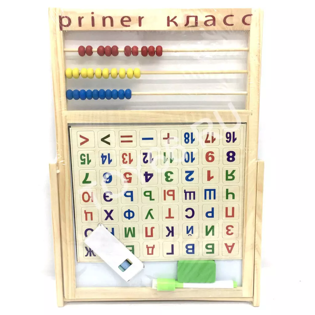 Деревянная игрушка Азбука-счёт 93-16