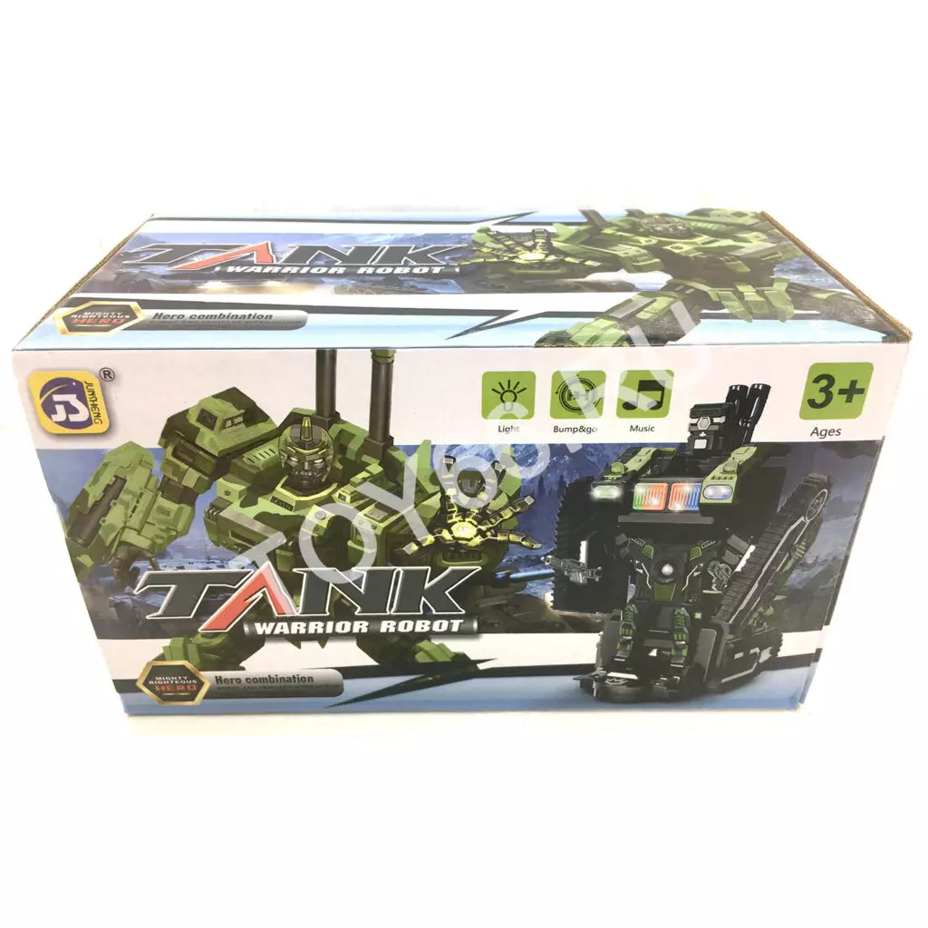 Робот Трансформер Танк (свет, звук) 9901