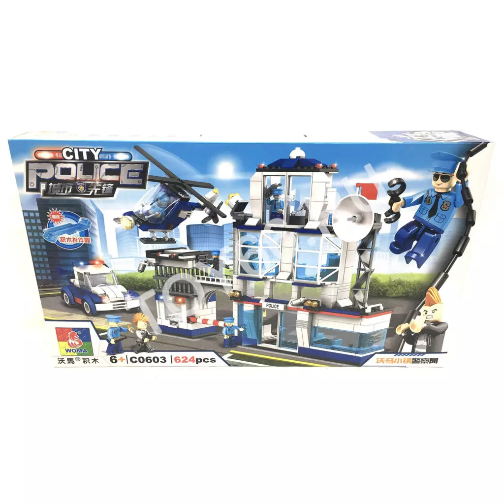Конструктор Полиция 624 дет. C0603