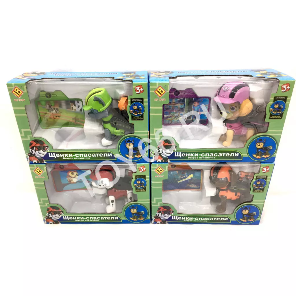 Собачки спасатели со значком CH-201-1301