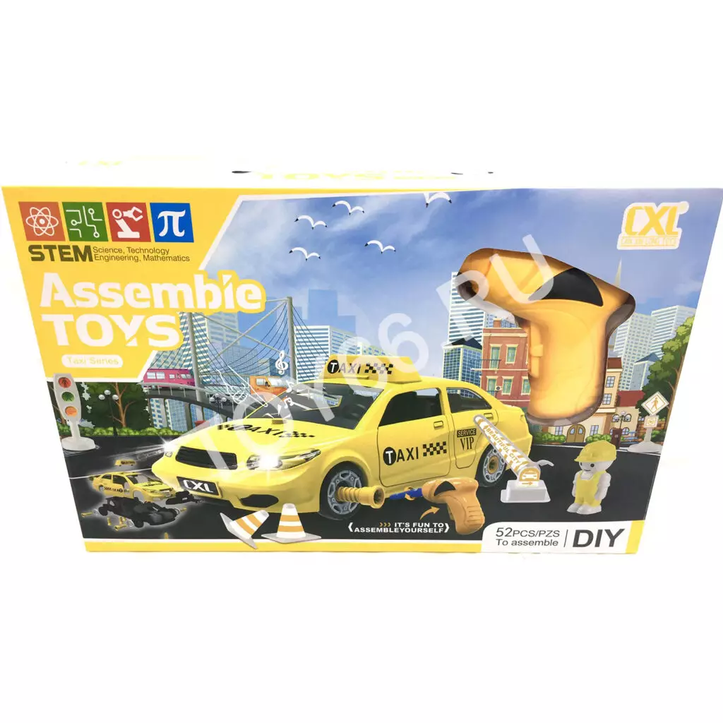 Машина конструктор Такси 52 дет. CXL200-55C