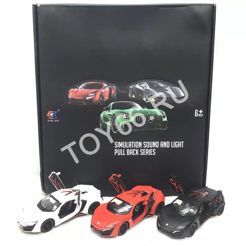 Машинки ламборджини (металл) 8 шт. в блоке CZ32A