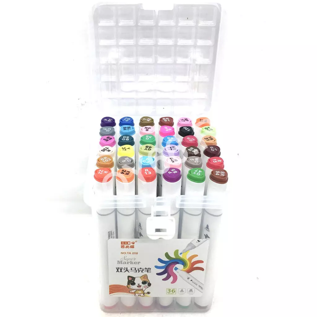 Фломастеры в футляре 36 цветов D-36