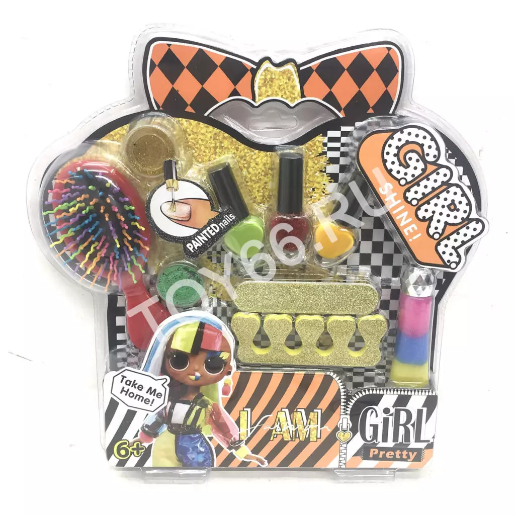 Маникюрный набор Кукла в шаре E200