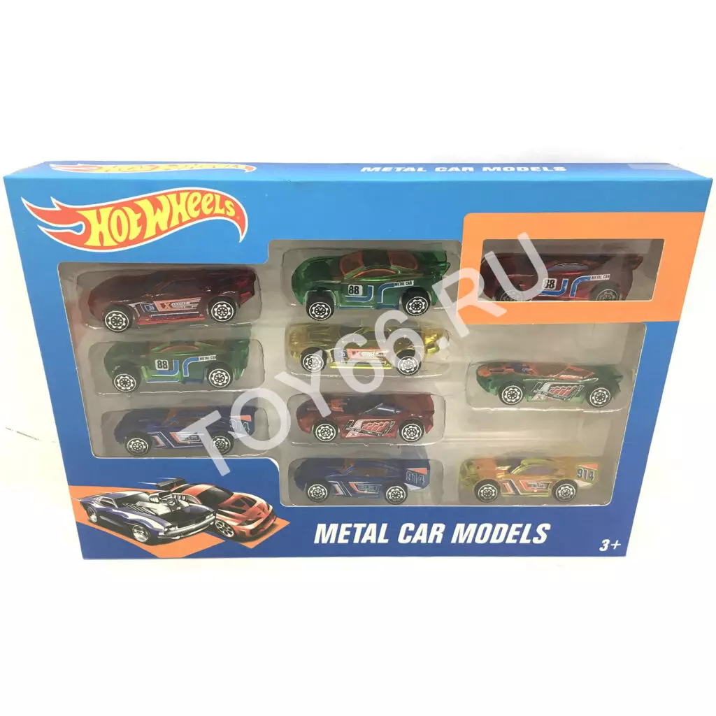 Модельки Хот Вилс 10 шт. в наборе HW100C