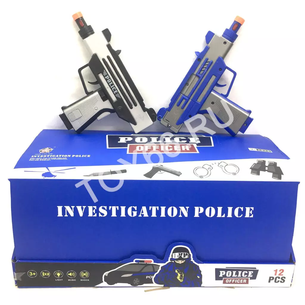 Пистолет 12 шт в блоке HY8009-1