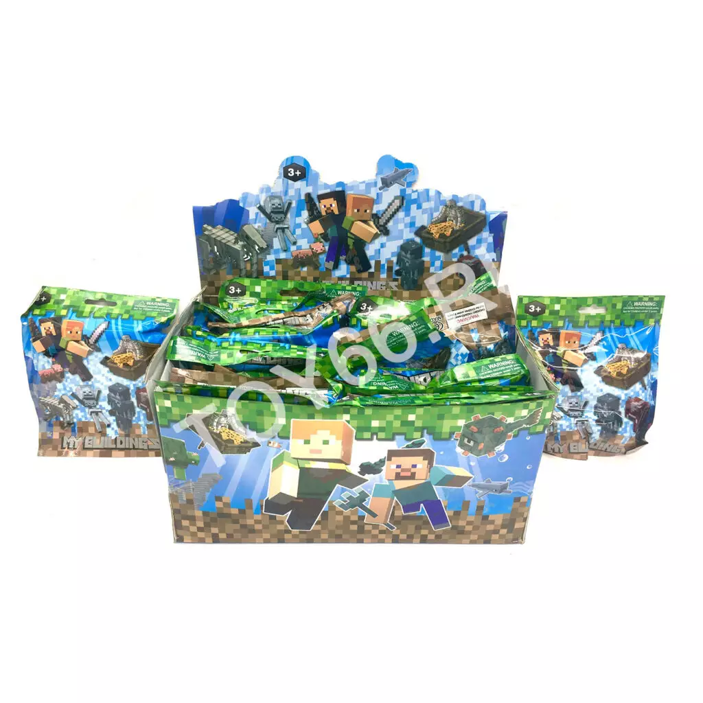 Фигурки Маинкрафт 32 шт в блоке J28