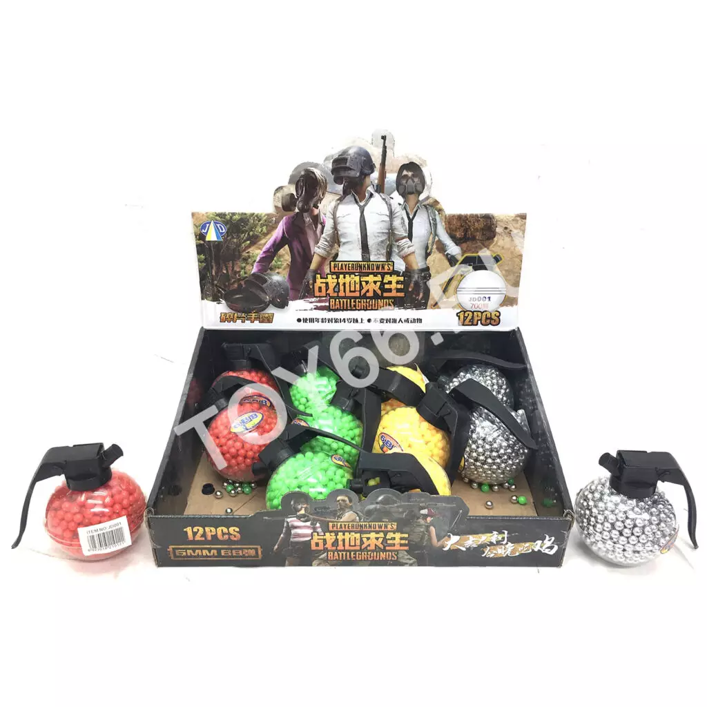 Пульки Граната 12 шт. в блоке JD001