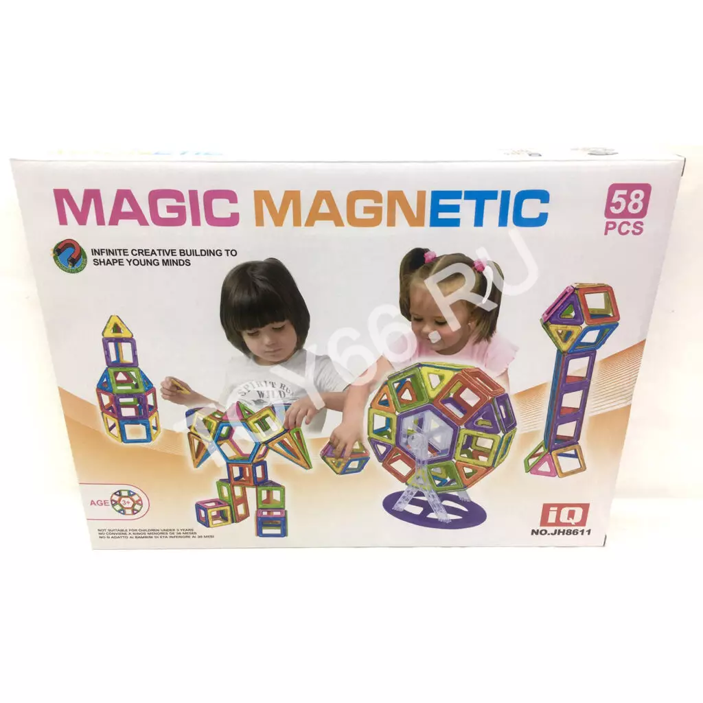 Магнитный конструктор 58 дет. JH8611