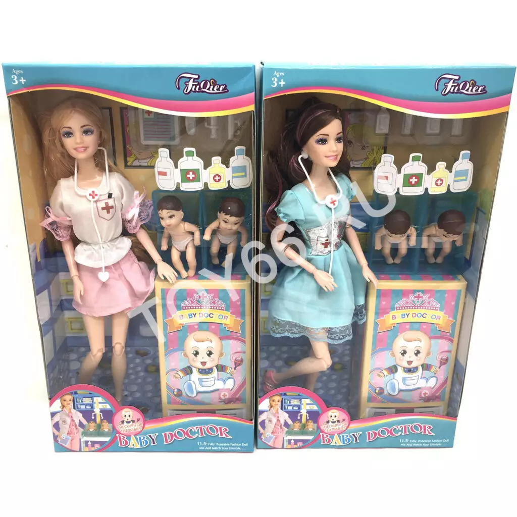 Кукла с доктор с малышами JX200-72