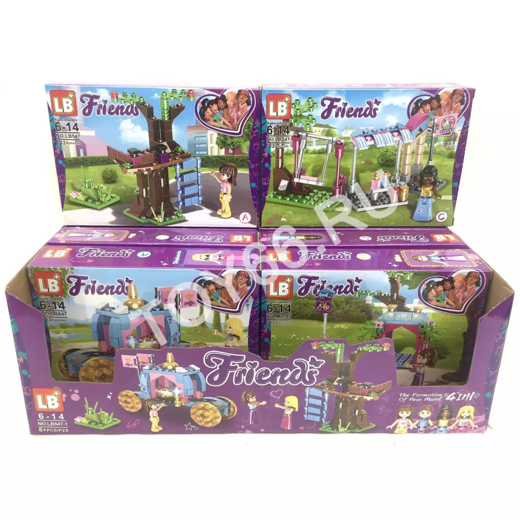 Конструктор Друзья 8 шт. в блоке LB547-1