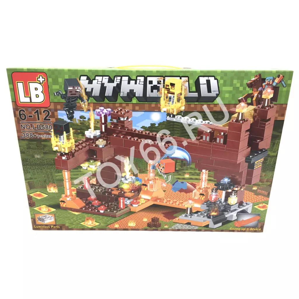 Конструктор Герои из кубиков 388 дет. LB580