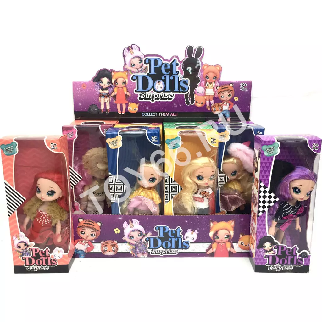 Куклы Pet Dolls 12 шт. в блоке LK1132-8 - Детские игрушки по оптовым ценам