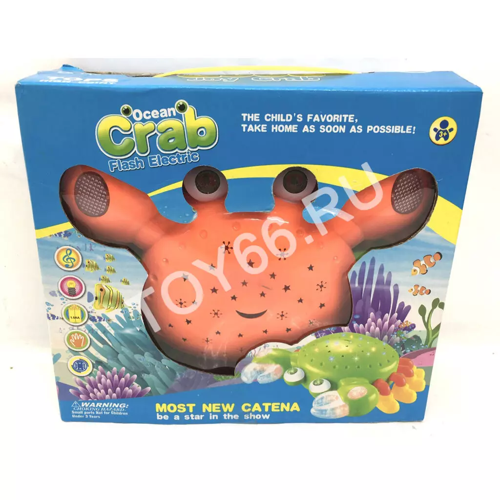 Краб (свет, звук) LX113