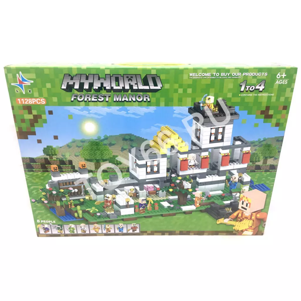 Конструктор Герои из кубиков 1128 дет. LXA310