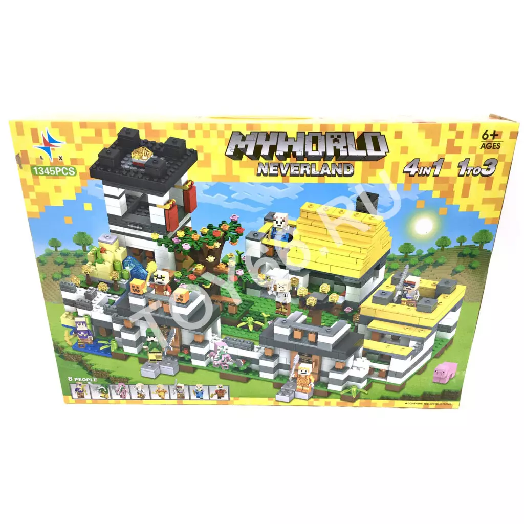 Конструктор Герои из кубиков 1345 дет. LXA311