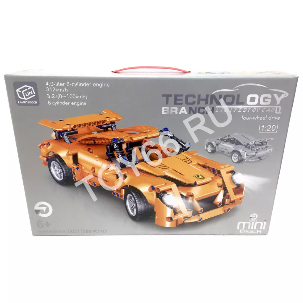 Конструктор Автомобиль 589 дет. MIMI0021-0021