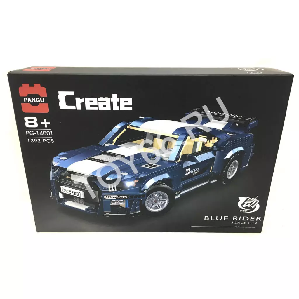 Конструктор Автомобиль 1392 дет. PG-14001
