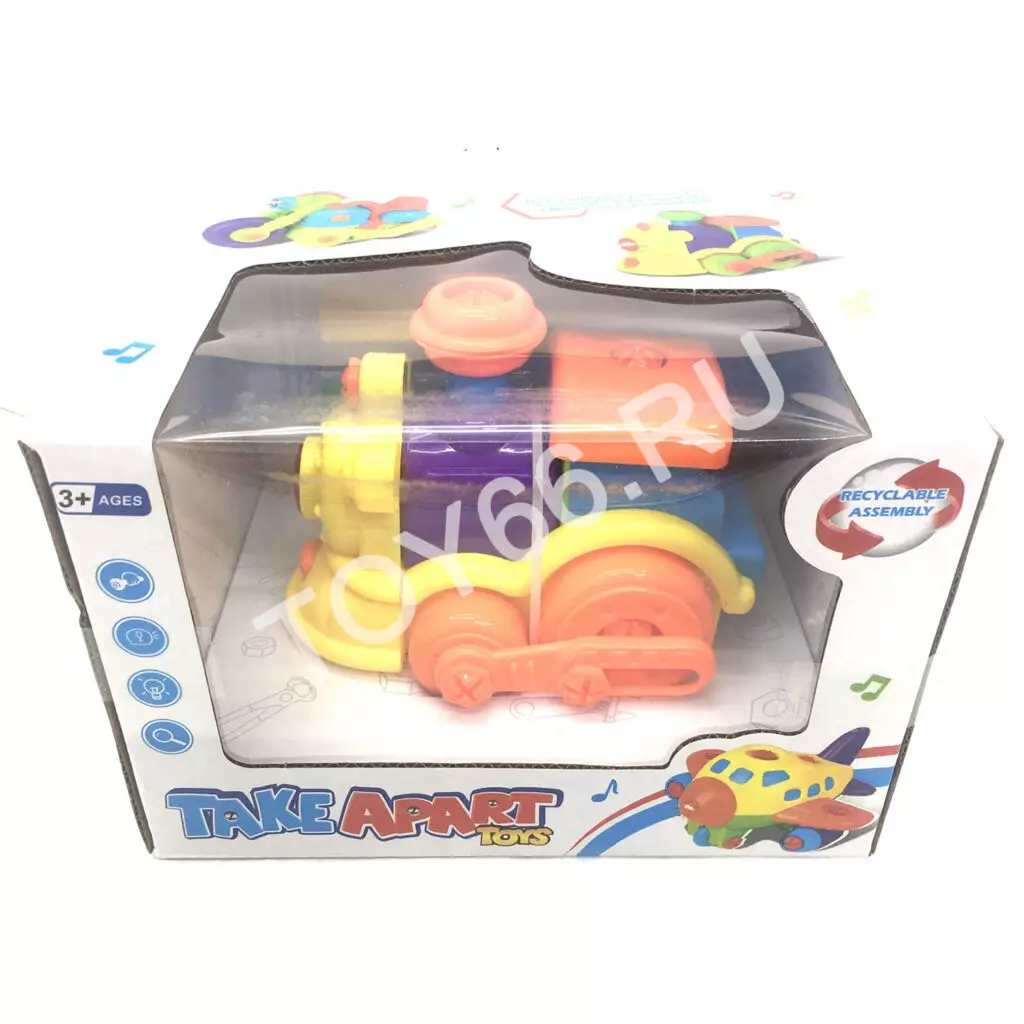 Паровозик (свет, звук) QH-04