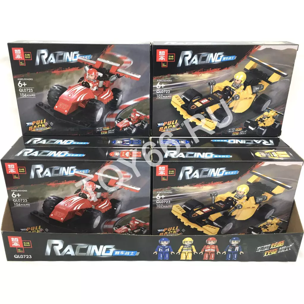 Конструктор Машины 8 шт. в блоке QL0723