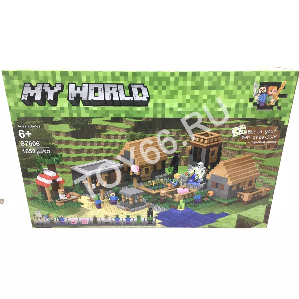 Конструктор Герои из кубиков 1658 дет. S7606