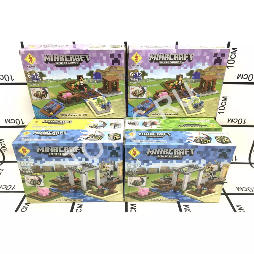 Конструктор Герои из кубиков 8 шт. в блоке SL8957A