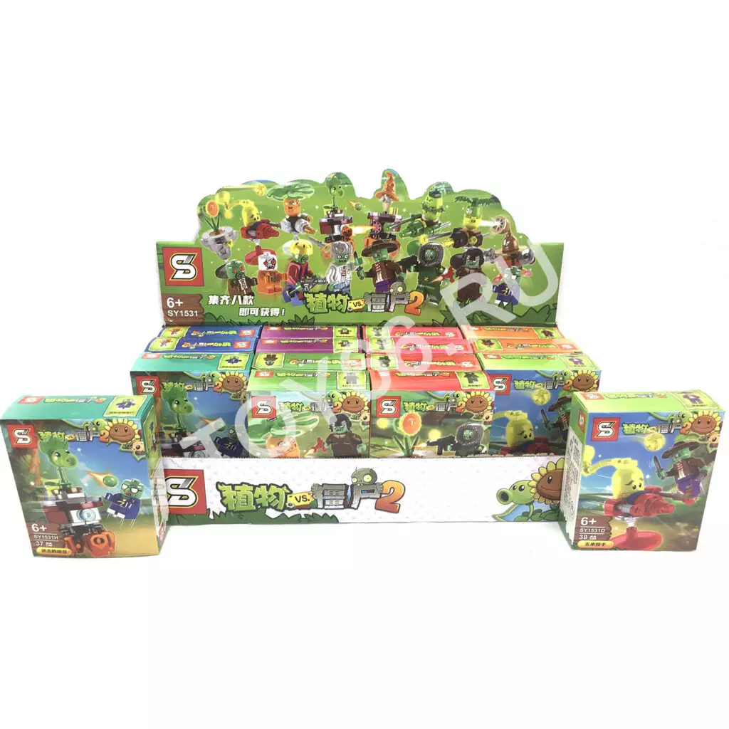 Конструктор Зомби 16 шт. в блоке SY1531