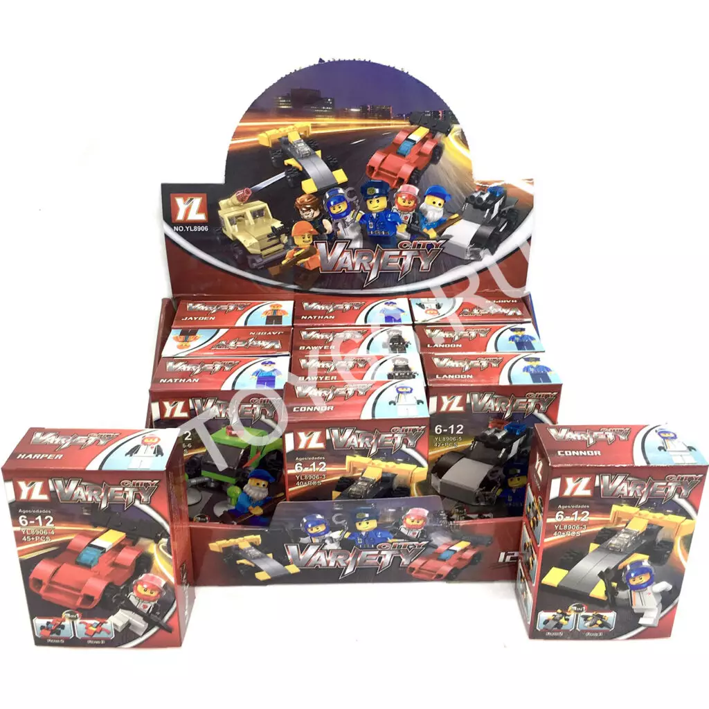 Конструктор Город 12 шт. в блоке YL8906