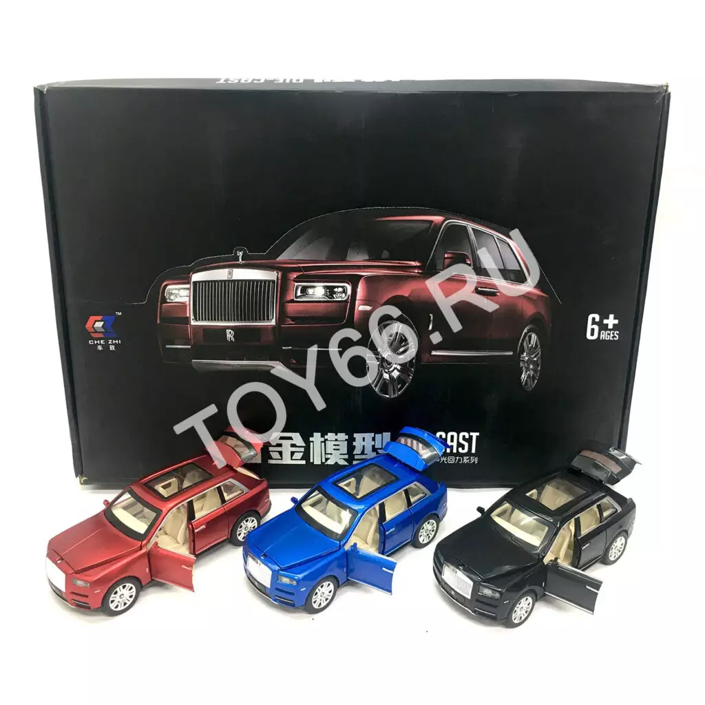 Машинки Ролс ройс (металл) 6 шт. в блоке YX171-CZ171