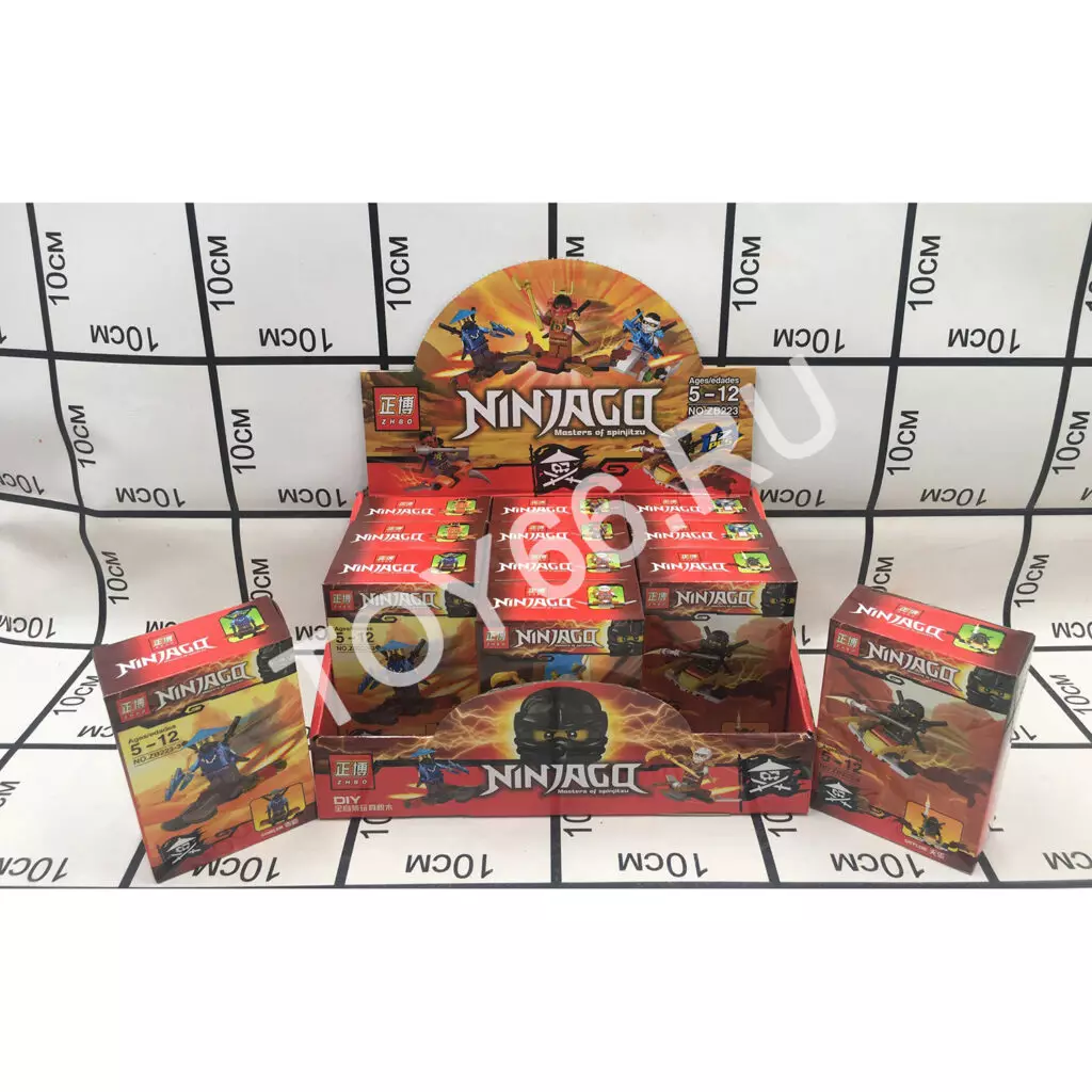 Конструктор Ниндзя 12 шт. в блоке ZB223