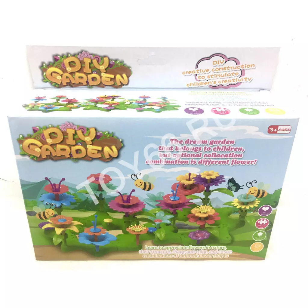 Конструктор для малышей Цветочки ZY-020