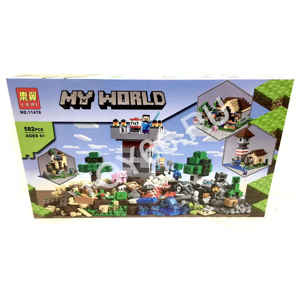 Конструктор Герои из кубиков 582 дет. 11478