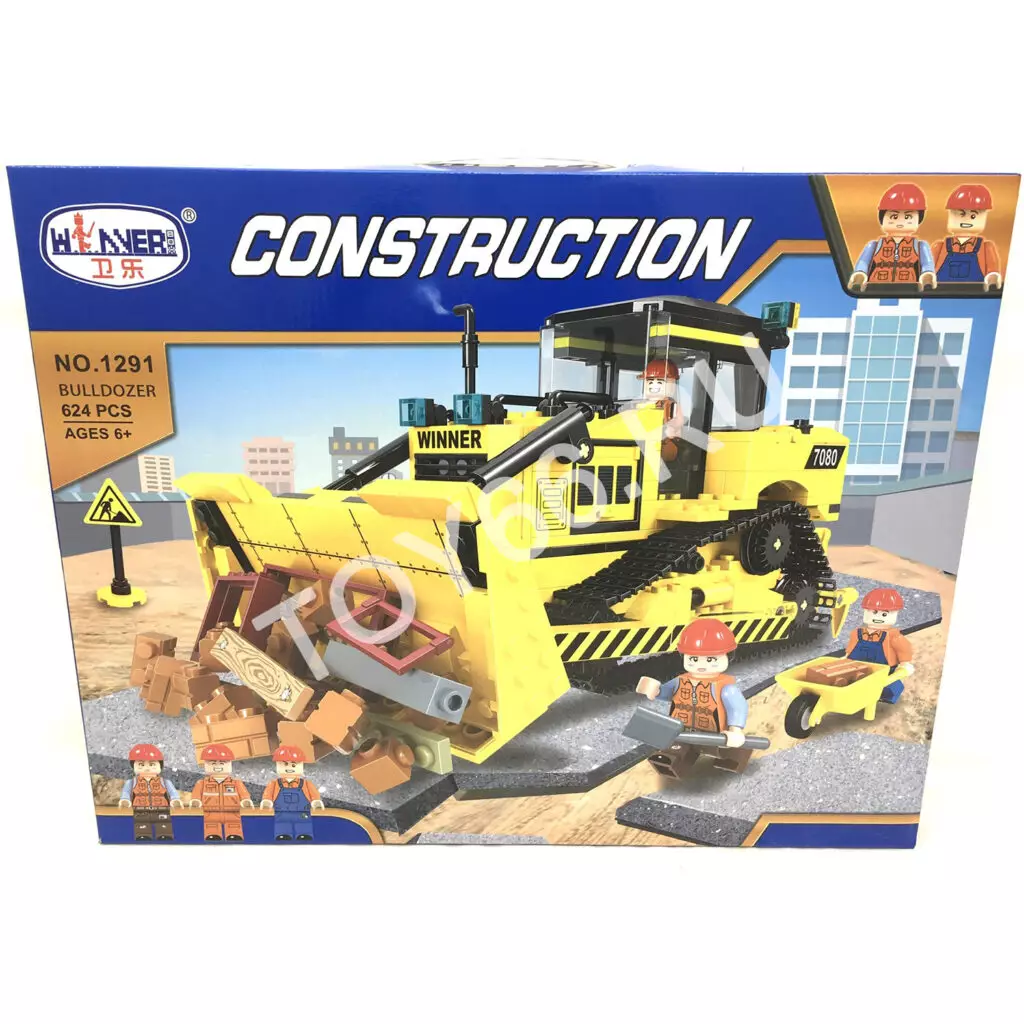 Конструктор Трактор 624 дет. 1291