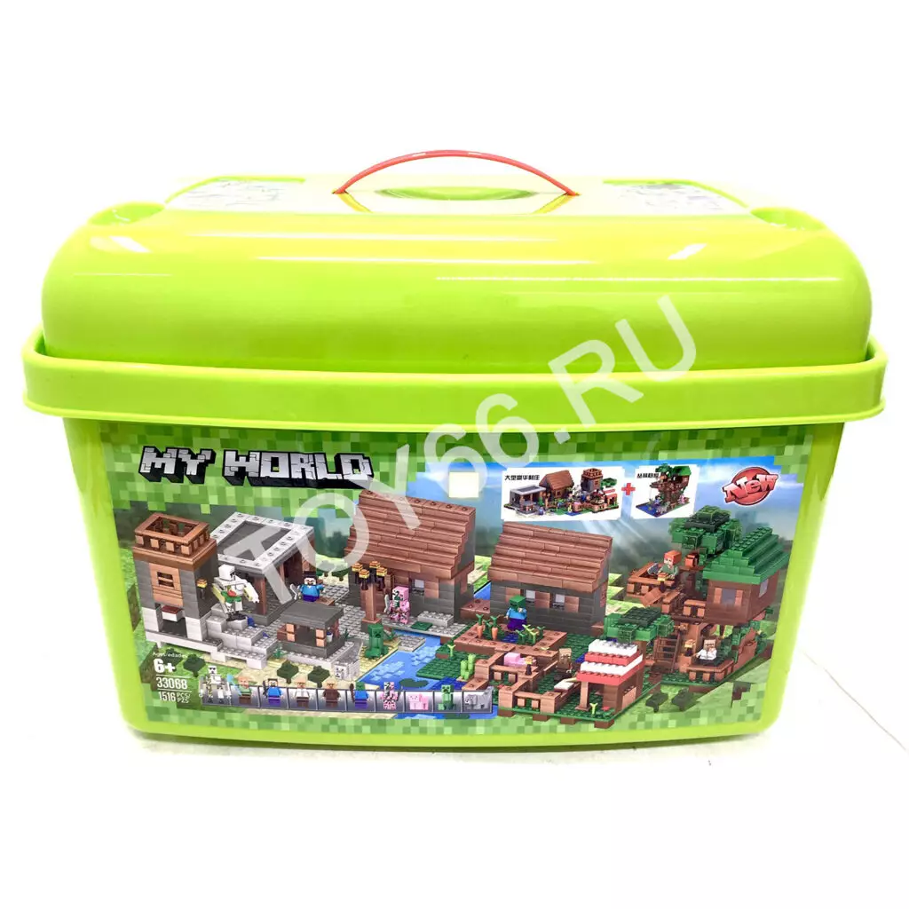 Конструктор Герои из кубиков в кейсе 1516 дет. 33068