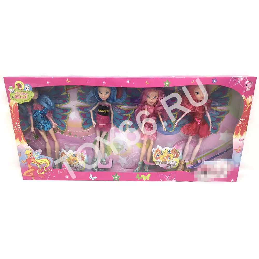 Кукла Фея 4 шт. в наборе 38002-8B