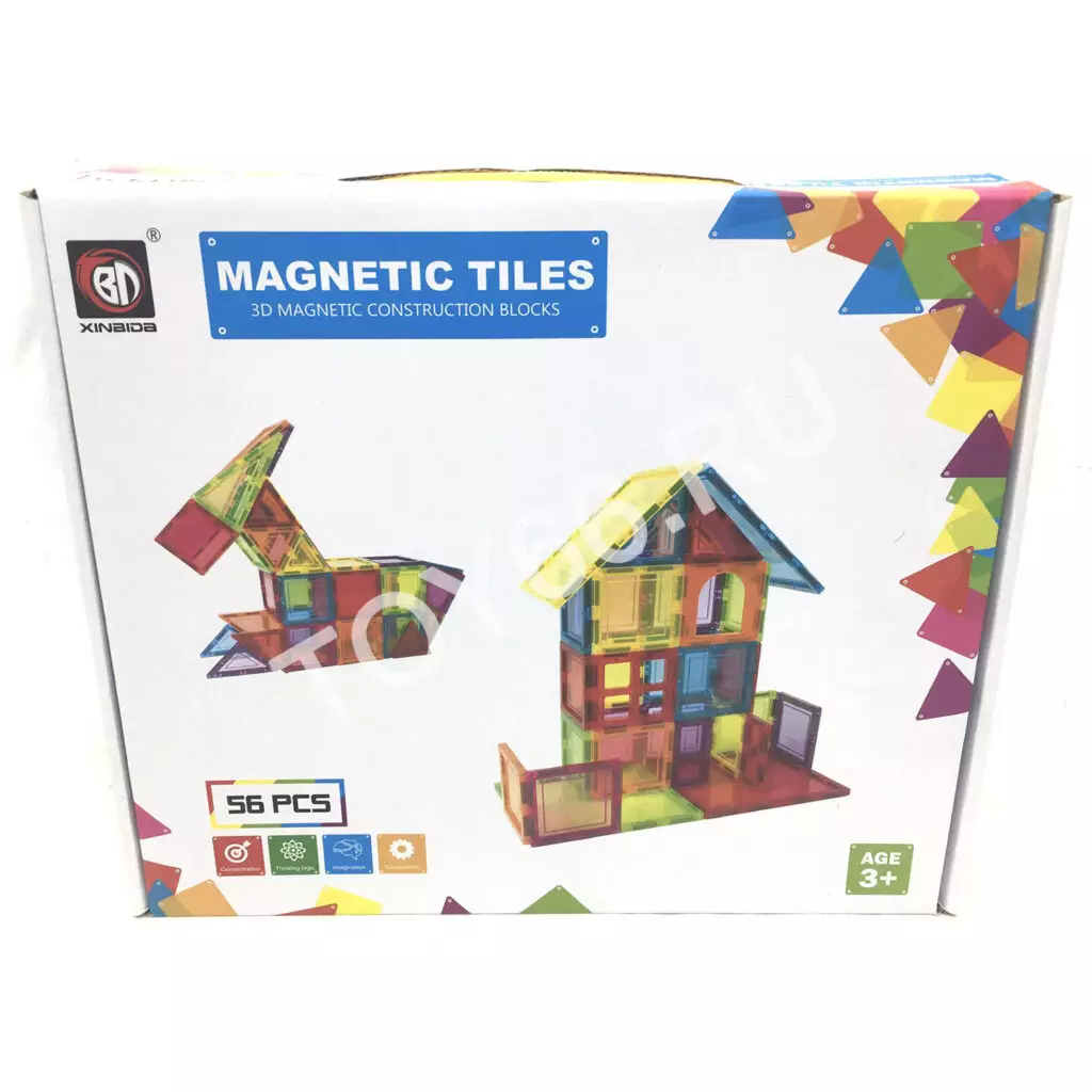 Магнитный конструктор 56 дет. 9910