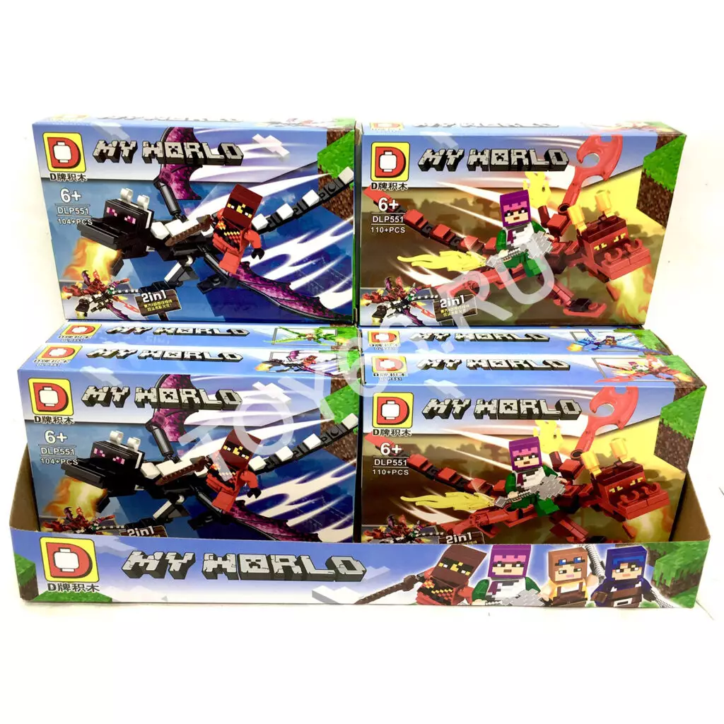 Конструктор Герои из кубиков 8 шт. в блоке DLP551 Конструктор Герои из кубиков 8 шт. в блоке DLP551