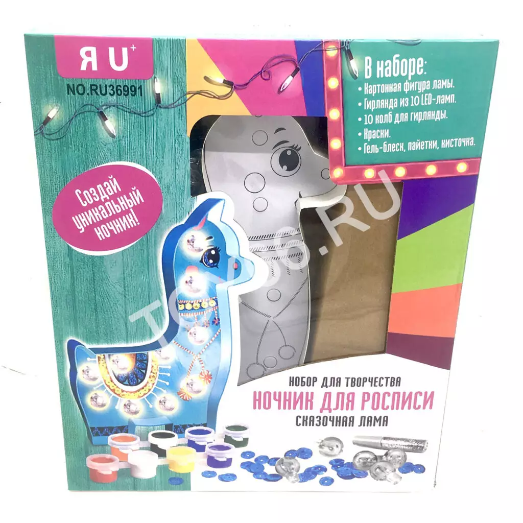 Ночник для росписи Пони RU36992-RU36991